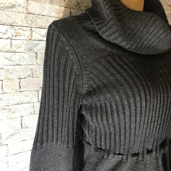 CALVIN KLEIN | Cowl Neck Dress | Gray | Small - Picture 5 of 7